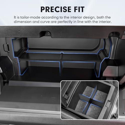 2PCS Center Console Organizer for Toyota Tacoma 2024 (2024-2026 Toyota Tacoma 2PCS)