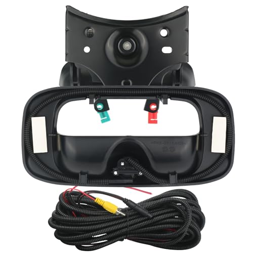 Backup Camera Tailgate Handle Rear View Camera Liftgate Latch Handle Compatible with 1999 (1999-2007 Black)