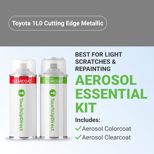 Car Paint Touch Up Spray Kit (Aerosol Spray - Essential Kit / Cutting Edge Metallic)