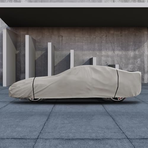 Waterproof Car Cover Fit for Corvette C4 C5 C6 C7 C8 1980 (Khaki / Custom Fit for Chevrolet Corvette)