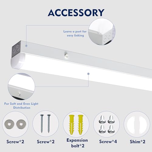 8FT LED Shop Light (1 PACK / Y27-100W-8FT-4CCT)
