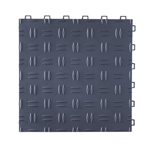 Garage Floor Tiles 12 x 12 x 0.53 inch (25 Pack Tile / Graphite Gray)