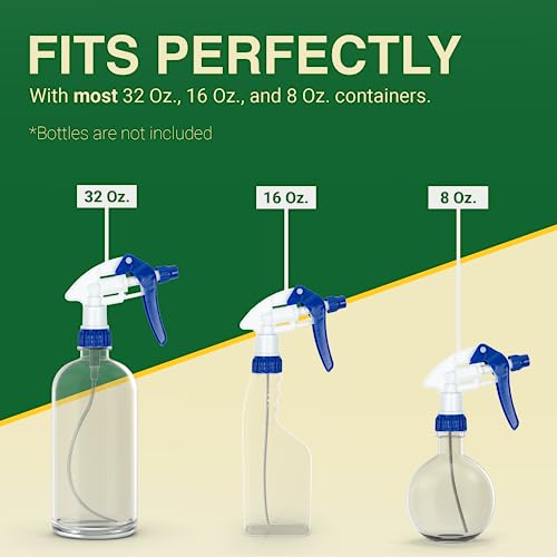 Spray Bottle Nozzle Replacement Tops (6 Pack / Blue)