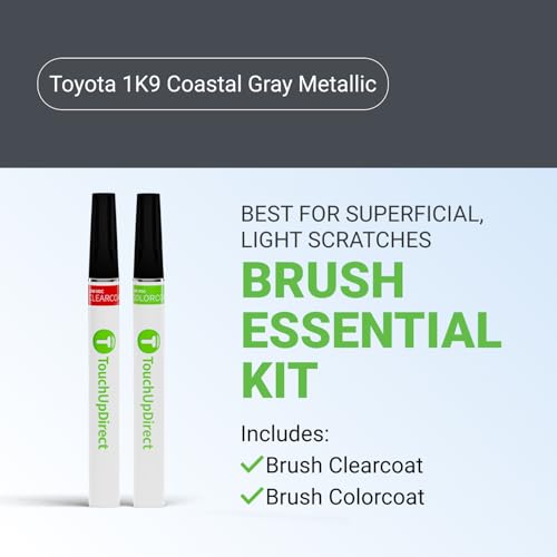 Car Paint Touch Up Brush Kit (Brush - Essential Kit / Coastal Gray Metallic)
