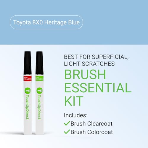 Car Paint Touch Up Brush Kit (Brush - Essential Kit / Heritage Blue)