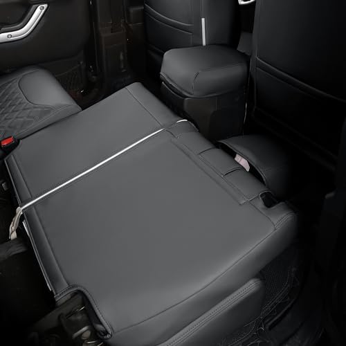 Wrangler JK Seat Covers Custom Fit for Jeep Wrangler (Black / 13-17 JK 2 Door Full Set)