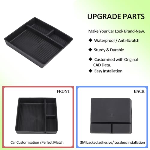 Console Organizer Compatible with Tesla Model 3 Highland 2024 (Console Organizer_C_TPE)