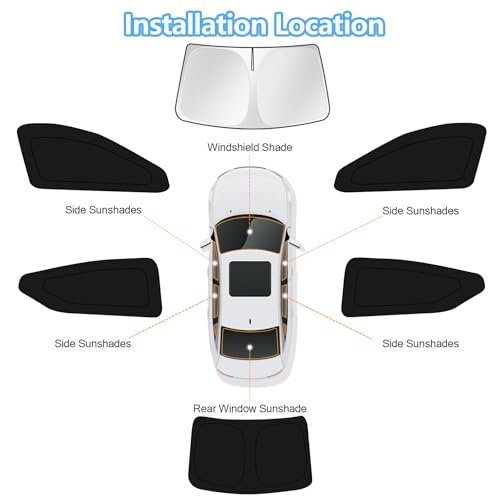 Car Window Shades for Nissan Altima Platinum 2019 (FOR | Altima Platinum 2019-2025 (6pcs))