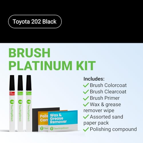 Car Paint Touch Up Brush Kit (Brush - Platinum Kit / Black)