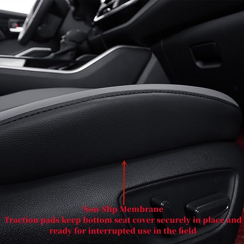 Car Seat Covers for Toyota 2018 (Leatherette(Black/Gray) / 2018-2024 Camry L LE SE SE Nightshade)