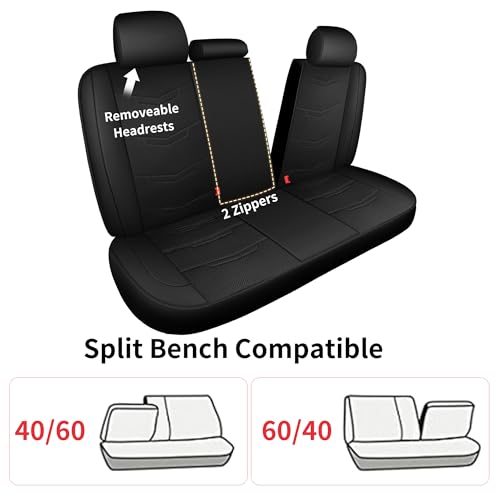 Car Seat Cover (N2 Black / Full Set)