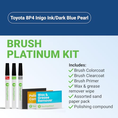 Car Paint Touch Up Brush Kit (Brush - Platinum Kit / Dark Blue)