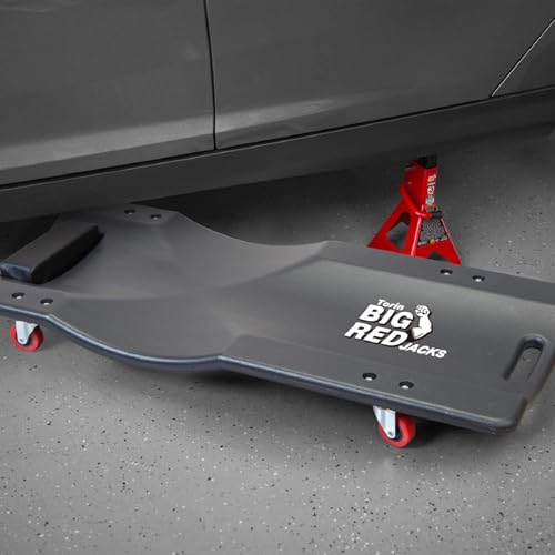 Torin 36" Rolling Garage Creeper (Plastic Creeper-36inch-Black)
