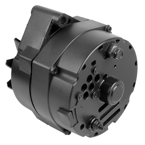 Ezexpreze 120A Upgraded 1 Wire GM Alternator New Self Exciting High Output 10SI SBC BBC for Chevy ADR0335 334 (7127-SE-B)