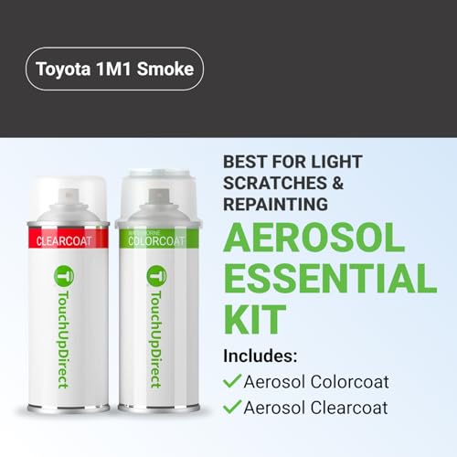 Car Paint Touch Up Spray Kit (Aerosol Spray - Essential Kit / Smoke)