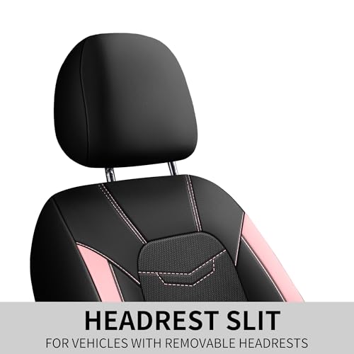 Front Car Seat Cover (N2 Black Pink / Front Seat)