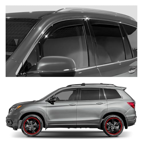 Window Deflectors Smoke Tinted in (For Passport 19-25)