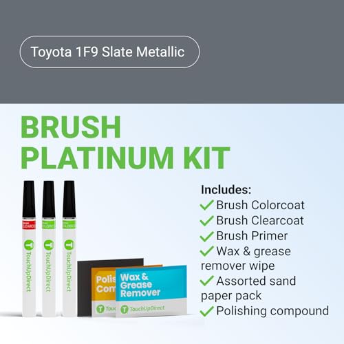 Car Paint Touch Up Brush Kit (Brush - Platinum Kit / Slate Metallic)