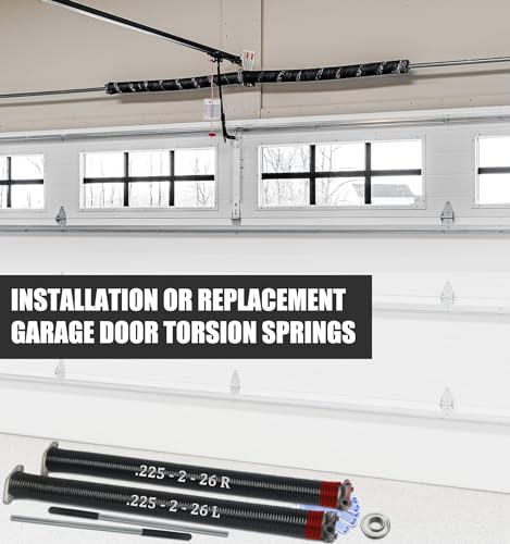 Garage Door Torsion Spring Set (.225x2x26")