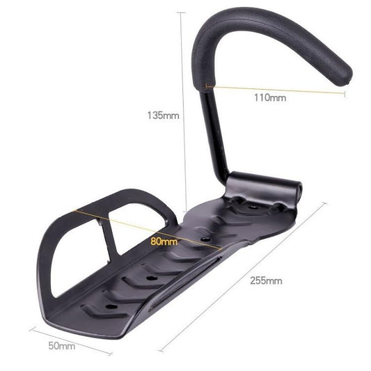 Scooter Rack Garage Wall Mount Bicycles Hanger Storage Bike Stand Hooks for Hanging Bike (Scooter Hook Rack Black 1pcs)