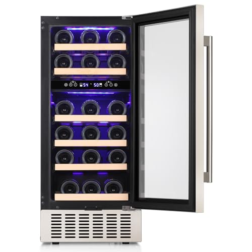 Wine Fridge Dual Zone (Silver)