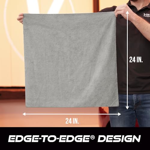 Utility and Drying Microfiber Towels for Cars 24 x 24 Inch (Large)