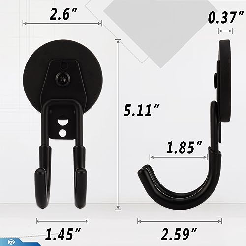 2 Pcs Magnetic Hook Heavy Duty (J HOOK)