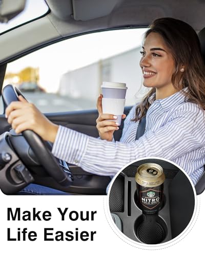 Maverick Cup Holder Insert Center Console Organizer for 2022 2023 2024 2025 Ford Maverick Accessories