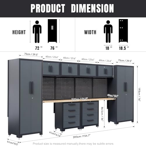 Garage Storage Cabinet System (Double)