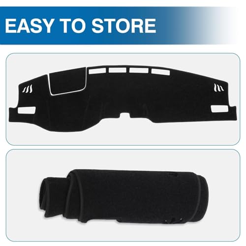Black Dash Cover for Toyota Venza 2021 2022 2023 2024 (Venza 21-24(black))