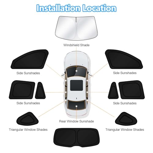 Car Window Shades for 2016 (FOR | X1 2016-2022 (10pcs))