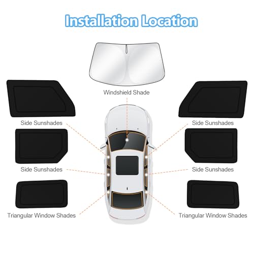 Car Window Shades for Ford Bronco 2021 (FOR | Bronco 2021-2026 (7pcs))