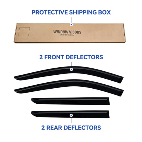 Window Visors Rain Guards for 2022 2023 2024 2025 2026 Nissan Pathfinder (2022-2026 Nissan Pathfinder)
