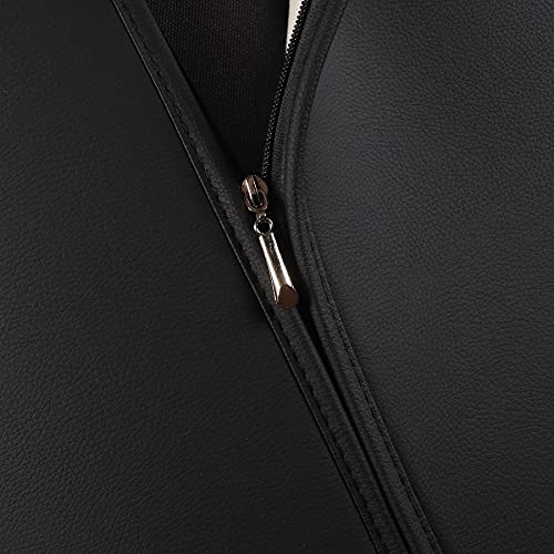 Car Seat Covers for Dodge Ram 2 Pcs Front (2 PCS Front,Black-Grey)