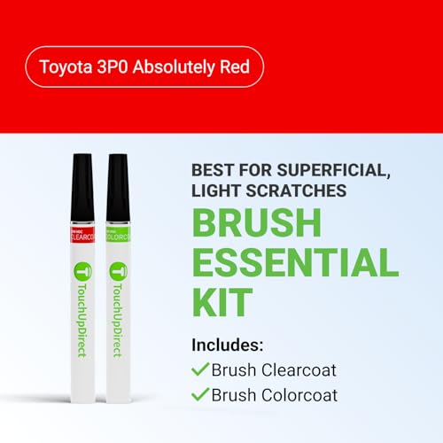 Car Paint Touch Up Brush Kit (Brush - Essential Kit / Absolutely Red)
