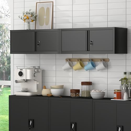 Garage Storage Cabinet (12.8"h Style a / Black)