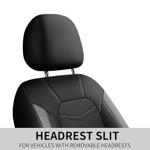 Front Car Seat Cover (N2 Black Gray / Front Seat)