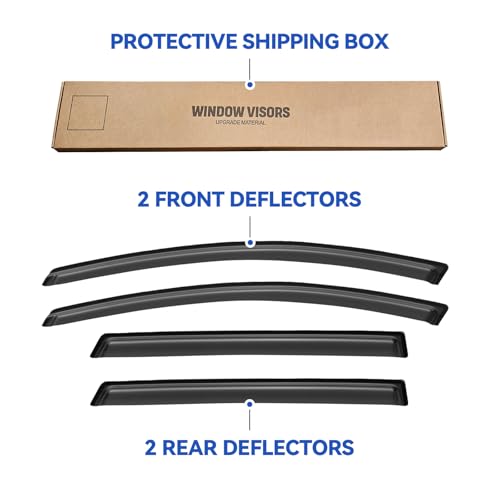 Window Visors Rain Guards for 2007 (2007-2015 Mazda CX-9)