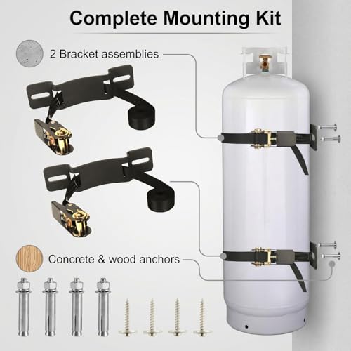 Propane Tank Holder (black 2)