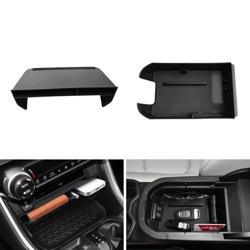 for 2025 Toyota RAV 4 Accessories Compatible with 2019 2020 2021 2022 2023 2024 2025 Toyota RAV 4 Front Center Console Organizer