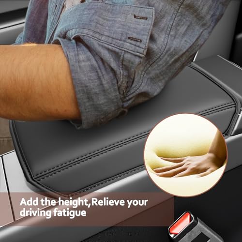 for 2025 2026 Tesla Model Y Armrest Cover for 2025 2026 Tesla Model Y Center Console Cover Tesla Model Y 2025 2026 Accessories Console Cushion 2025 2026 Model Y Seat Box Cover [Durable (for 2025 2026 Model Y Type2)