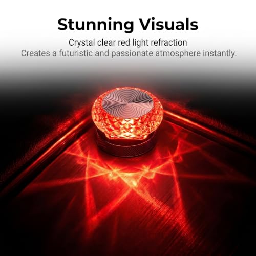 Car Interior USB LED Atmosphere Lamp (1PC / Red)