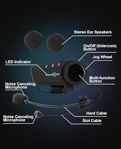KY PRO Motorcycle Bluetooth Headset (2PC+HiRes)