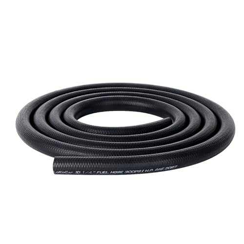 Rubber Fuel Hose Line Push Lock 1 (1/4" ID 5ft)
