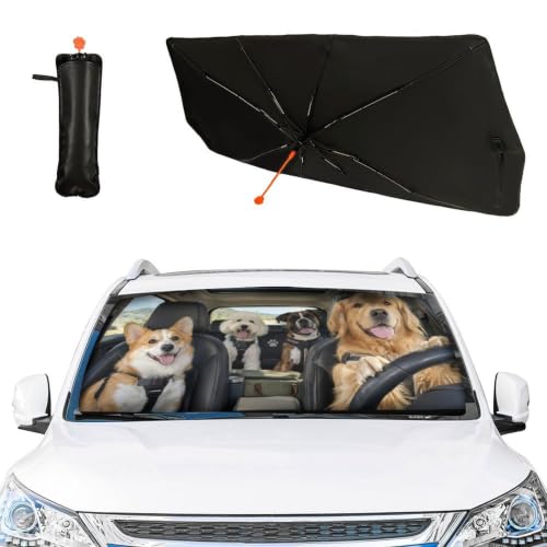 Custom Car Windshield Sun Shade Umbrella Personalized Cover Car Accessories (Custom 2)