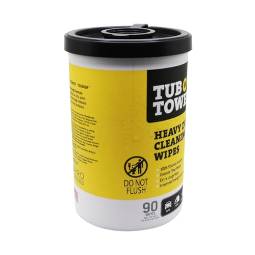 Heavy Duty 10" x 12" (90 Towel Can & 90 Towel Refill)