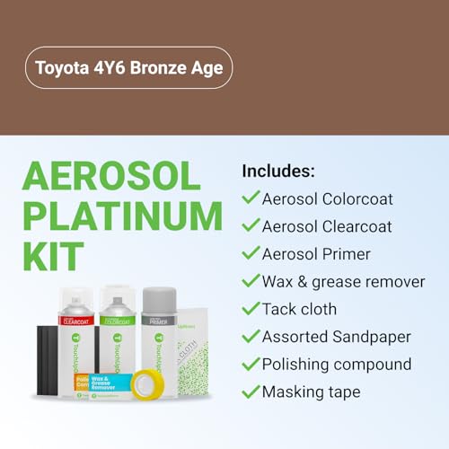 Car Paint Touch Up Spray Kit (Aerosol Spray - Platinum Kit / Bronze Age)