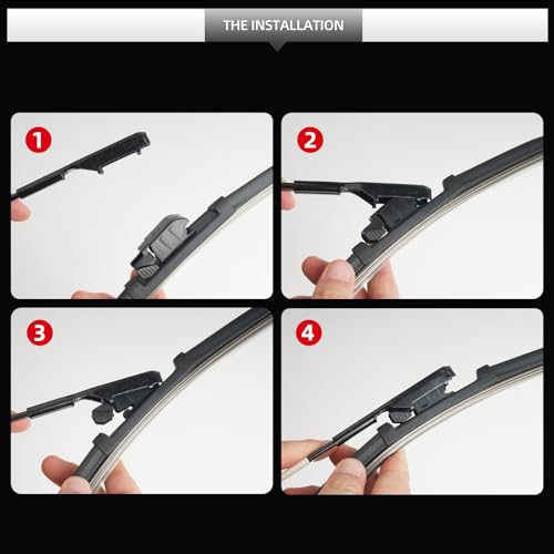 Front and Rear Windshield Wipers for BMW X2 2018 (For BMW X2 / 2018-2023)