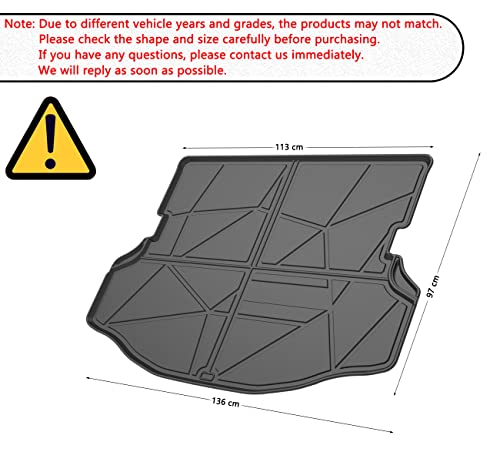 All Weather TPO Cargo Liner Trunk Mat Custom (For 2013-2018 Toyota RAV4 Cargo Mat)