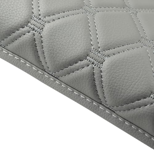 Center Console Cover Armrest Cover Cushion Fits Dodge RAM 1500 2500 3500 2009 2010 2011 2012 2013 2014 2015 2016 2017 2018 (PVC Leather-Grey / for Bucket Console 2009-2018 Ram)